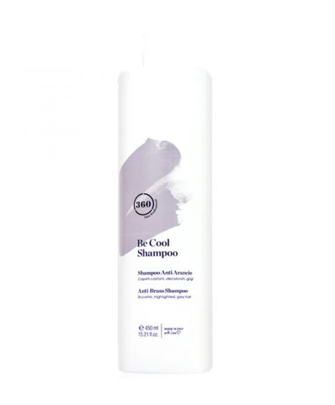 Szampon do tonowania włosów ciemnych, rozjaśnianych lub siwych 360 Be Cool Shampoo Szampon do tonowania włosów ciemnych, rozjaśnianych lub siwych 360 Be Cool Shampoo