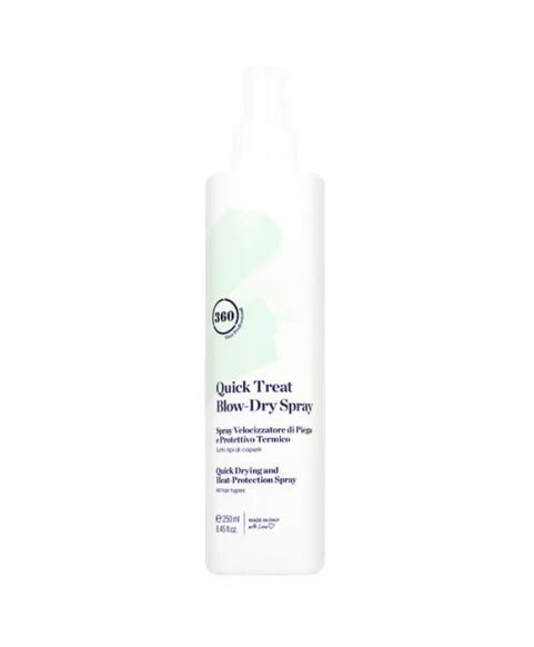 Termiczny spray ochronny do szybkiego suszenia włosów 360 Be Quick Treat Blow-Dry Spray 250 ml