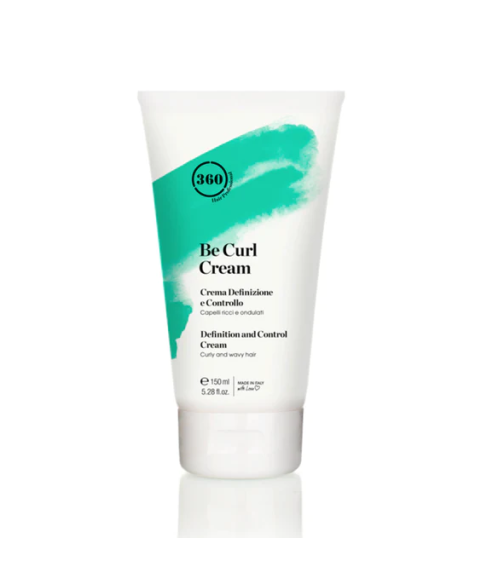 Wzmacniający krem do włosów falowanych i kręconych 360 Be Curl Cream 150 ml Wzmacniający krem do włosów falowanych i kręconych 360 Be Curl Cream 150 ml
