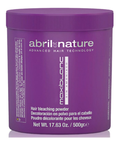 Puder do włosów rozjaśniający do 7 poziomów Abril et Nature PLATINUM MAXIBLANC 500 g