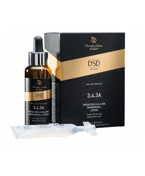 Lotion stymulujący wzrost włosów DSD De Luxe 3.4.3A Simone Fresh Cells de Luxe Wondercell Lotion, 50 ml + 10 ml