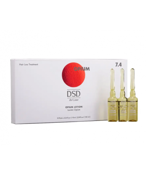 Lotion w ampułkach przeciw wypadaniu włosów DSD De Luxe 7.4 Opium Lotion 10*10 ml