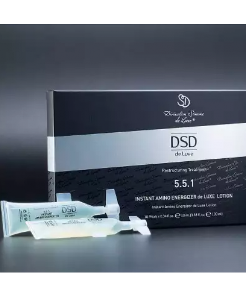 Lotion zabezpieczający włosy DSD De Luxe 5.5.1 Instant Amino Energizer de Luxe Lotion  10×10 ml