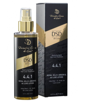 Lotion do włosów z mleczkiem pszczelim, keratyną i aktywnymi pochodnymi soi Dsd de Luxe 4.4.1 Royal Jelly + Green O2 de Luxe Lotion 150 ml