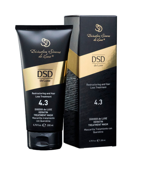 Maska z keratin o podwójnym działaniu DSD De Luxe 4.3 Simone Dixidox de Luxe Keratin Treatment Mask