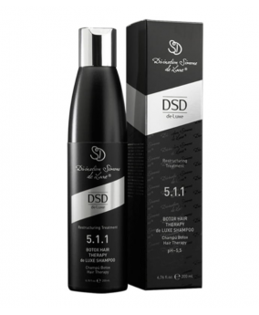 Regenerujący szampon Żelazo I Jedwab DSD de Luxe 5.1.1 Botox Hair Therapy de Luxe Shampoo