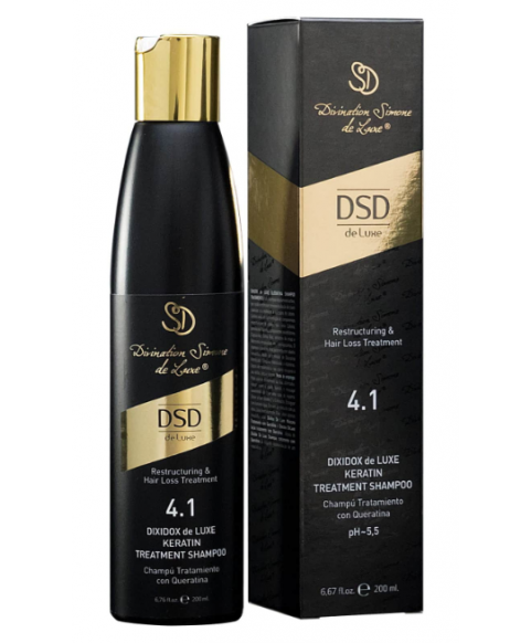 Szampon keratynowy o podwójnym działaniu DSD De Luxe 4.1 Keratin Treatment Shampoo Szampon keratynowy o podwójnym działaniu DSD De Luxe 4.1 Keratin Treatment Shampoo