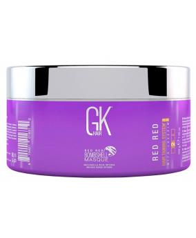 Maska Koloryzująca Włosy, Czerwony Global Keratin Gkhair Bombshell Masque Red Red 200 ml