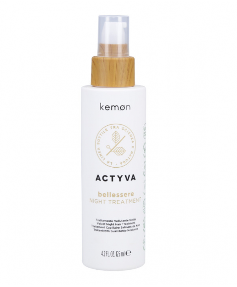 Aksamitna odżywka na noc bez spłukiwania Kemon Actyva Bellessere 125 ml