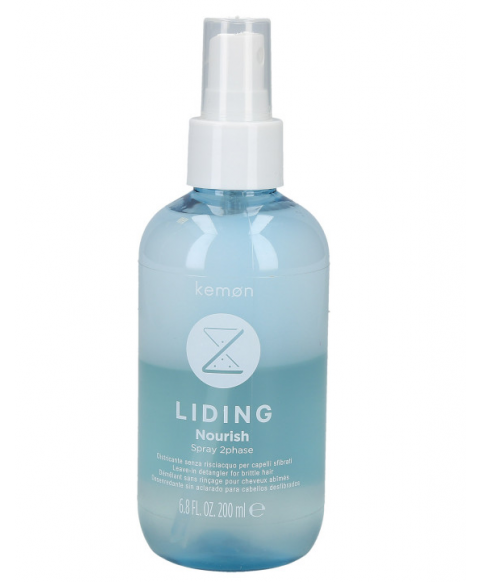 Dwufazowy spray nawilżający do włosów suchych Kemon Liding Nourish 200 ml