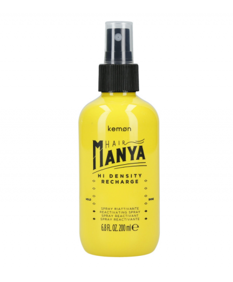 Lekki spray do loków Kemon Hair Manya Hi Density Recharge 200 ml Lekki spray do loków Kemon Hair Manya Hi Density Recharge 200 ml