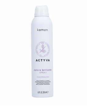 Spray do włosów farbowanych Kemon Actyva Colore Brillante 200 ml