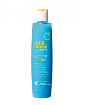 Nawilżający szampon do włosów i ciała Milk Shake Sun More 250 ml Nawilżający szampon do włosów i ciała Milk Shake Sun More 250 ml