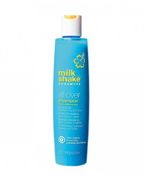 Nawilżający szampon do włosów i ciała Milk Shake Sun More 250 ml
