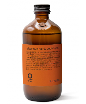 Antyoksydacyjna kąpiel, szampon do włosów i ciała po opalaniu OWay Sunway after-sun hair and body bath, 240 ml Antyoksydacyjna kąpiel, szampon do włosów i ciała po opalaniu OWay Sunway after-sun hair and body bath, 240 ml