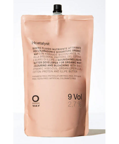 Odżywczy katalizator olejowy do barwienia i rozświetlania bez użycia amoniaku OWay Htone 9 Volume Cream Developer 900 ml Odżywczy katalizator olejowy do barwienia i rozświetlania bez użycia amoniaku OWay Htone 9 Volume Cream Developer 900 ml