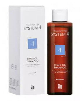 Szampon nr 4 do tłustej i wrażliwej skóry głowy System 4 Sim Sensitive Shale Oil Shampoo 4