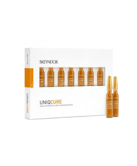 Ampułki rozświetlające Skeyndor Uniqcure Brightening Glow Concentrate 7*2 ml