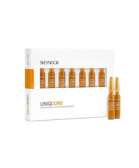 Ampułki rozświetlające Skeyndor Uniqcure Brightening Glow Concentrate 7*2 ml