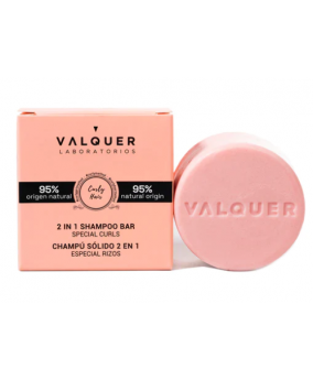 Stały szampon-odżywka do włosów kręconych Valquer 2 In 1 Shampoo Bar Curly 70 g