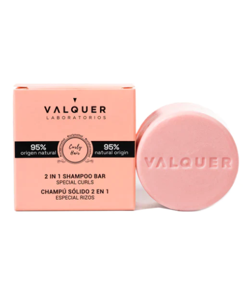 Stały szampon-odżywka do włosów kręconych Valquer 2 In 1 Shampoo Bar Curly 70 g Stały szampon-odżywka do włosów kręconych Valquer 2 In 1 Shampoo Bar Curly 70 g