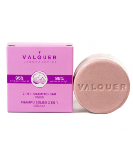 Szampon w postaci stałej odżywki z ekstraktem z cebuli Valquer 2 In 1 Shampoo Bar. Onion 70g