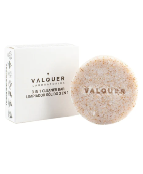 Żel do mycia twarzy 3 w 1 w postaci stałej Valquer 3 In 1 Cleaner Bar. With Natural Vegetable Exfoliant: Apricot Bone 50 g