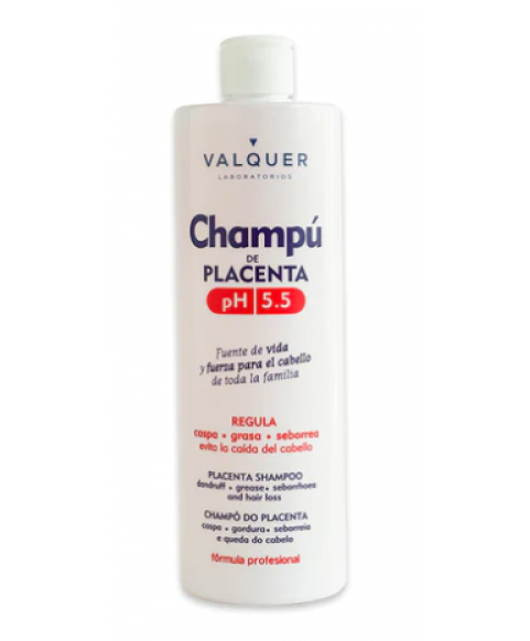 Szampon przygotowawczy z łożyskiem Valquer Placenta Shampoo 500 ml Szampon przygotowawczy z łożyskiem Valquer Placenta Shampoo 500 ml