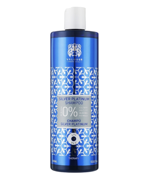 Szampon do włosów białych i siwych Valquer SIlver Platinum Shampoo 400 ml Szampon do włosów białych i siwych Valquer SIlver Platinum Shampoo 400 ml